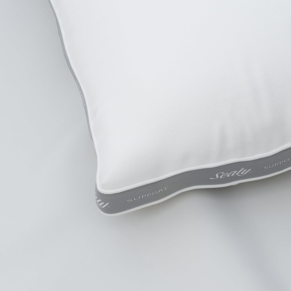 Fluffy Shredded Extra Firm Support Foam Core Pillow 2pk, King - Hotel Quality Plush Sleeping Pillows Detail