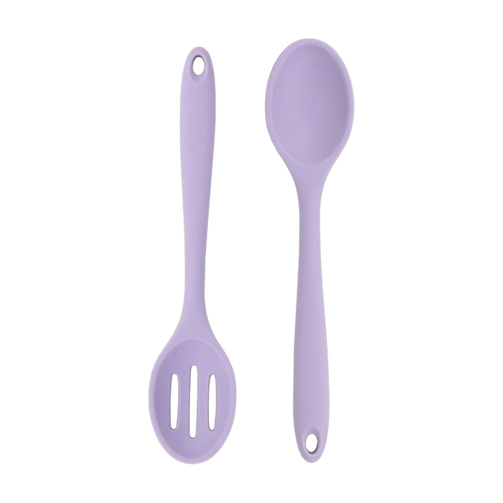 Seamless One-Piece Silicone Slotted Spoon, High Heat Resistant Silicone Cooking Spoon, 2Pcs Nonstick Silicone Mixing Spoon, Durable Kitc... - Heat-Resistant Silicone Cooking Spatula Turner Detail