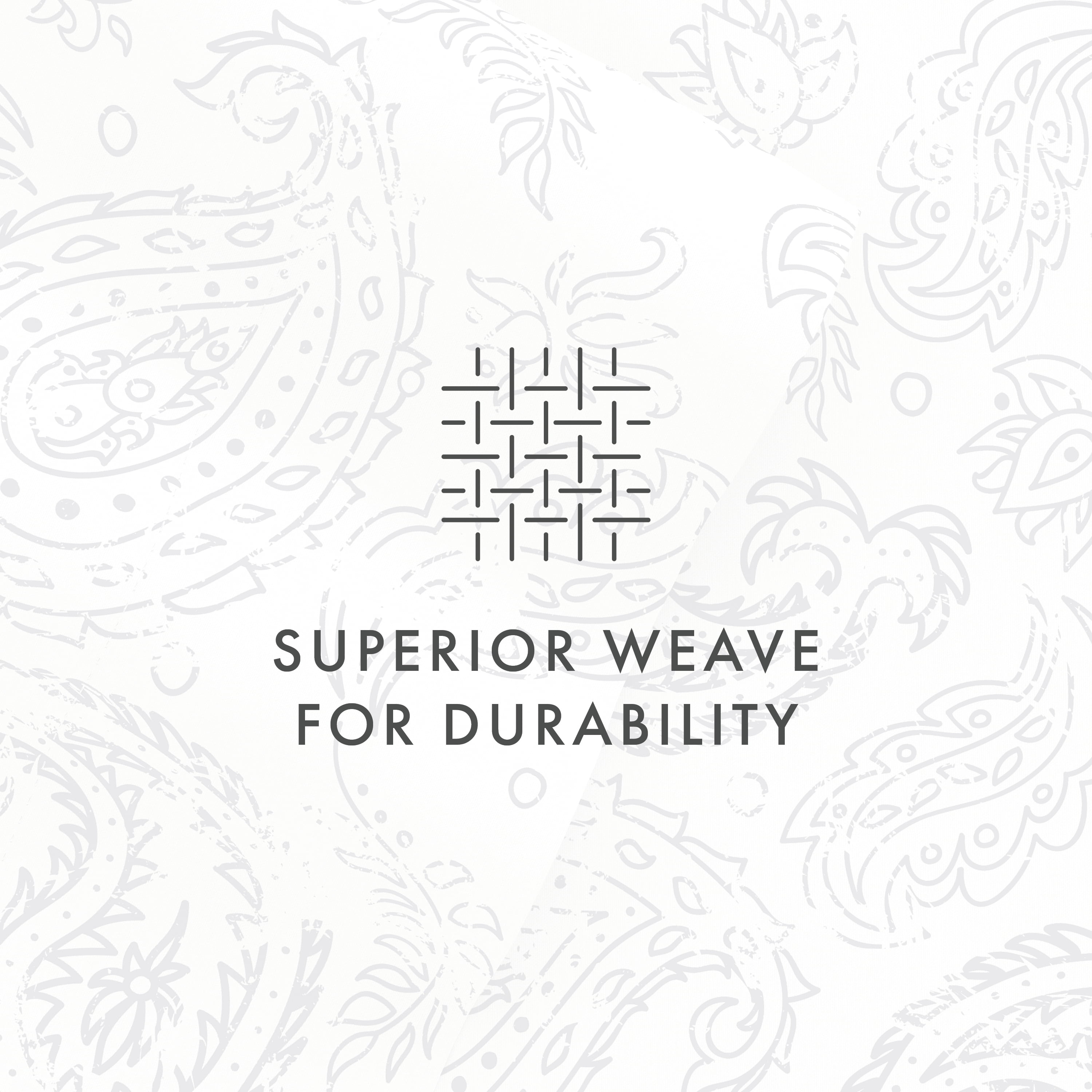 Breathable Luxury 4 Piece Pattern Microfiber Bed Sheets Set, Navy Coarse Paisley, Full - Cooling Hotel Quality Bedding Sheets and Pillowcases Detail