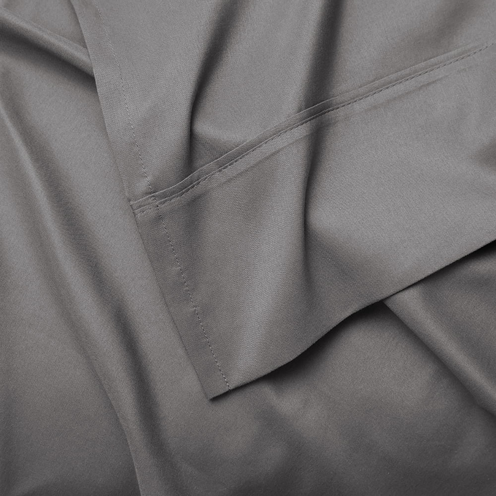Ultra-Soft So Soft 3-Piece Dark Gray Sheet Set, Twin - Premium Ultra-Soft Pillowcase Pair for Sleeping Detail