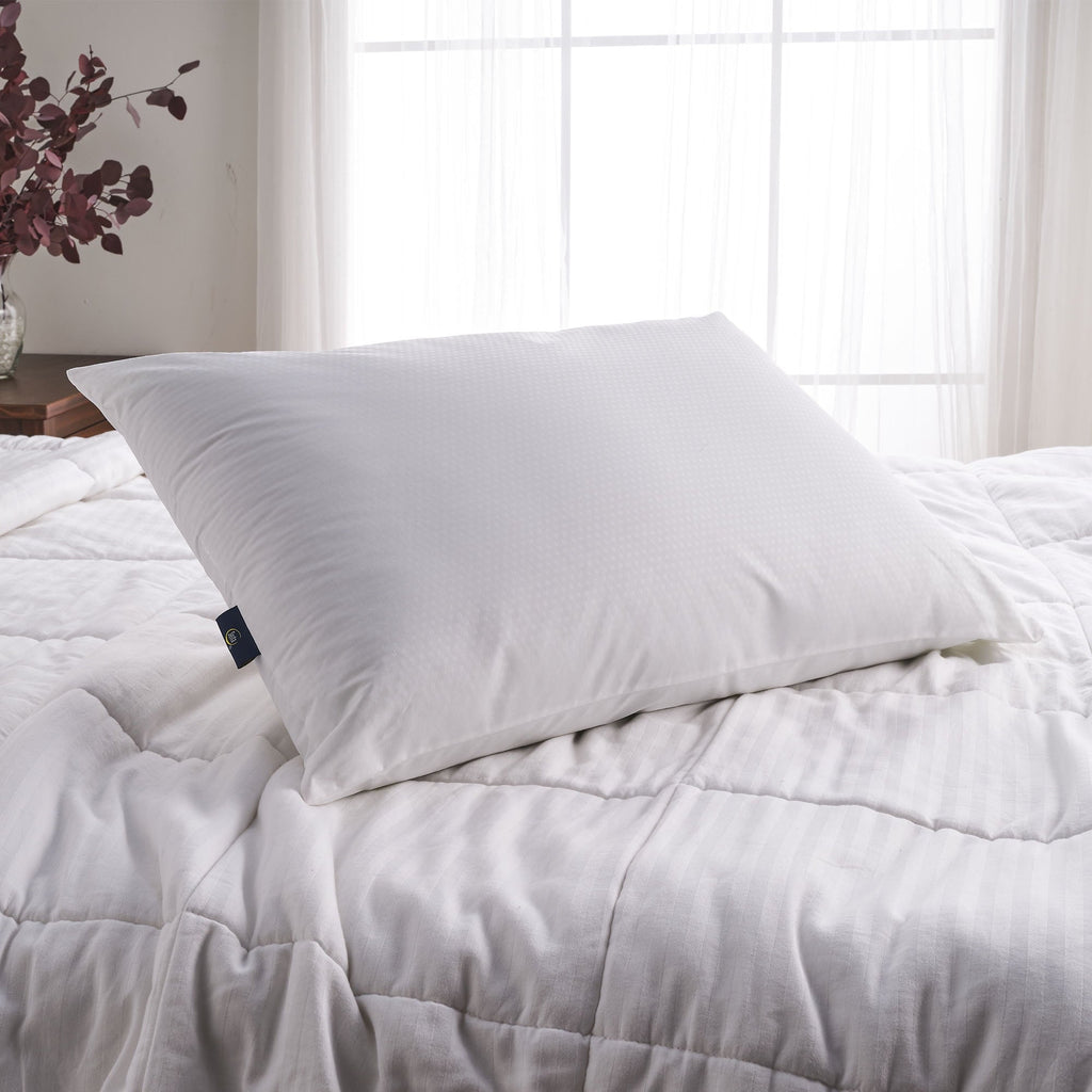 Ergonomic Memory Foam Cooling Pillow - 2 Pack - Orthopedic Shredded Foam Bed Pillow Set Detail