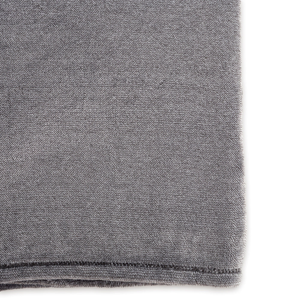 Decorative Knitted Plush Heathered Soft Oversized Throw Blanket, Gray - Lightweight Plush Warm Blanket for All Seasons Detail