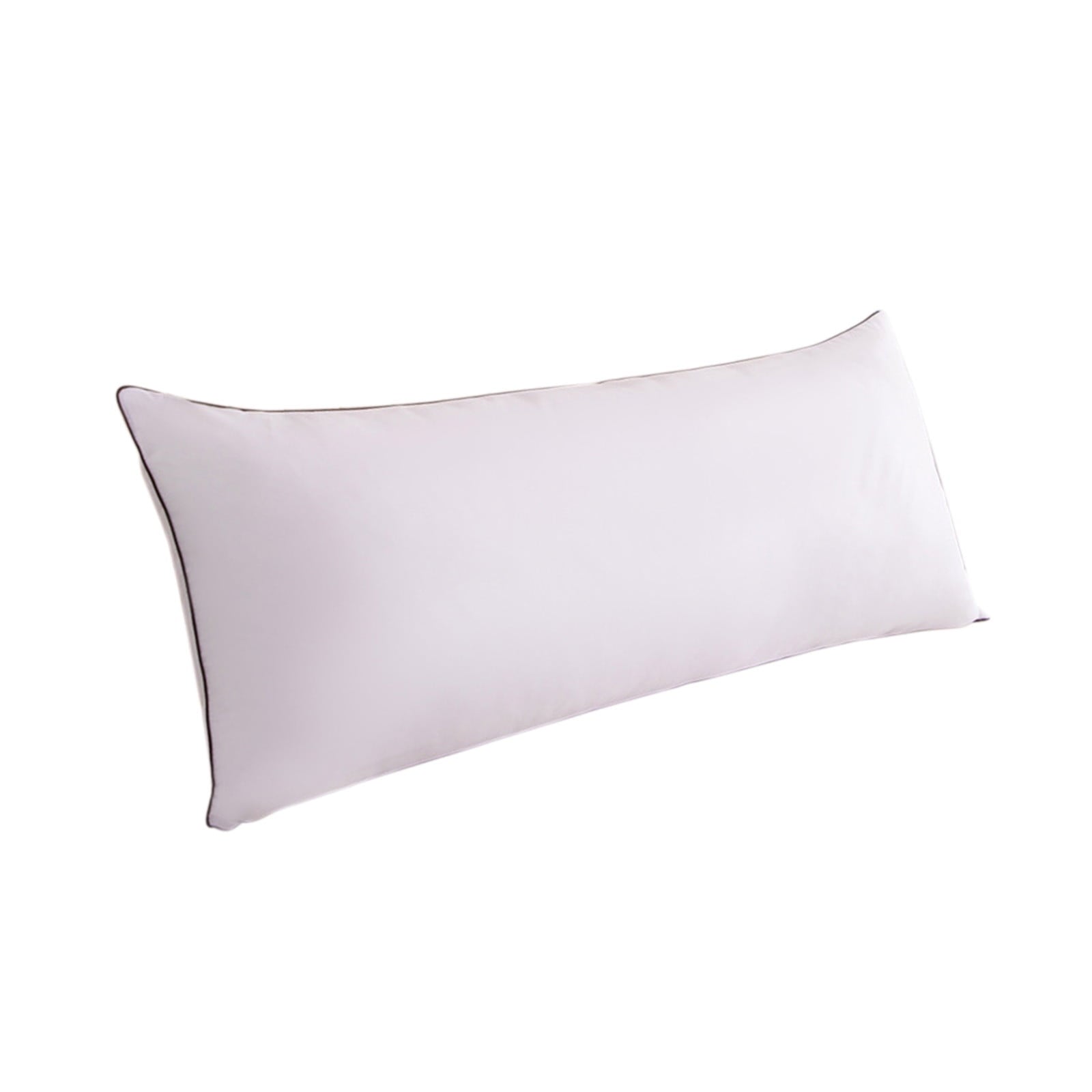 Decorative Plump Long Pillows For Bed King Clearance! 100*48cm White Gentle Support Soybean Pillow, Comfortable Breathable Bed Pillows... - Orthopedic Shredded Foam Bed Pillow Set Detail