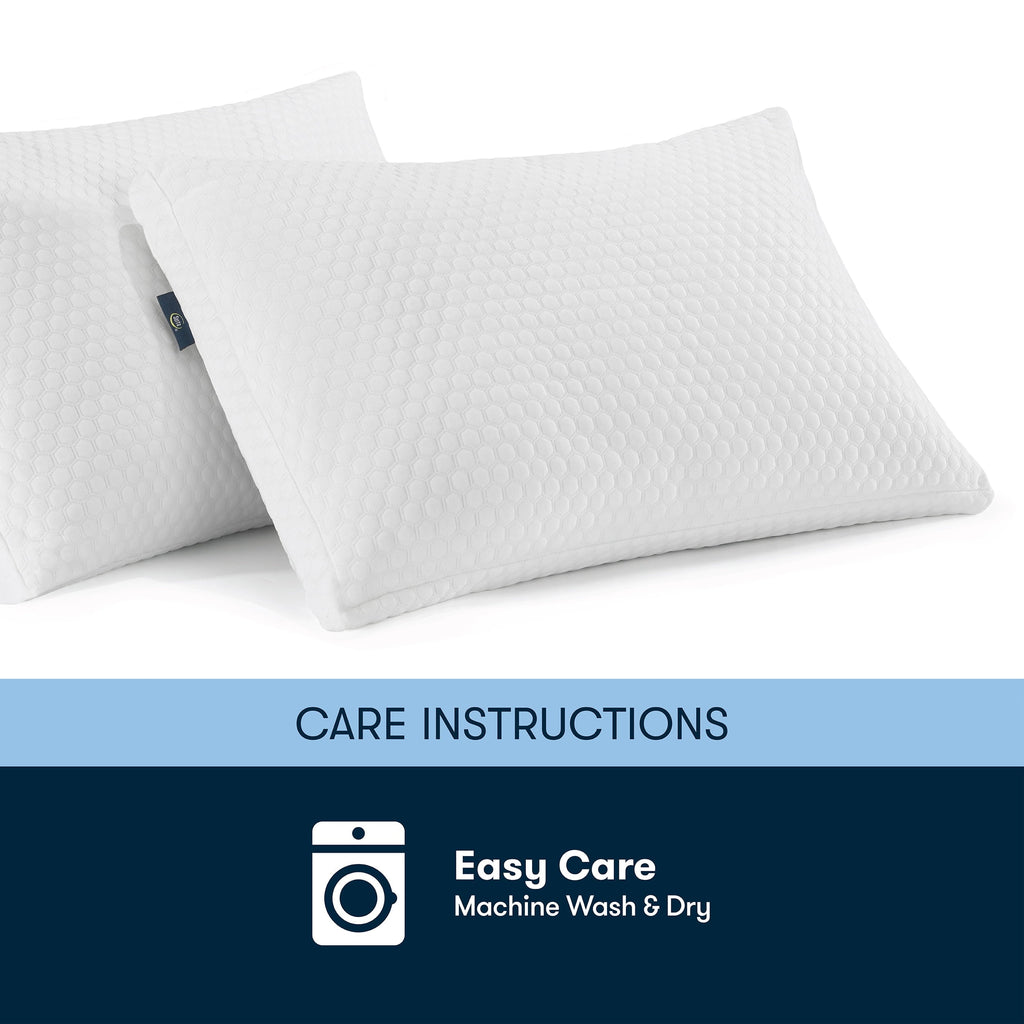 Decorative Plump Sleep Chill Standard/Queen Bed Pillow, Hypoallergenic Fill - Decorative Throw Pillow Cushion for Sofa & Bed Detail