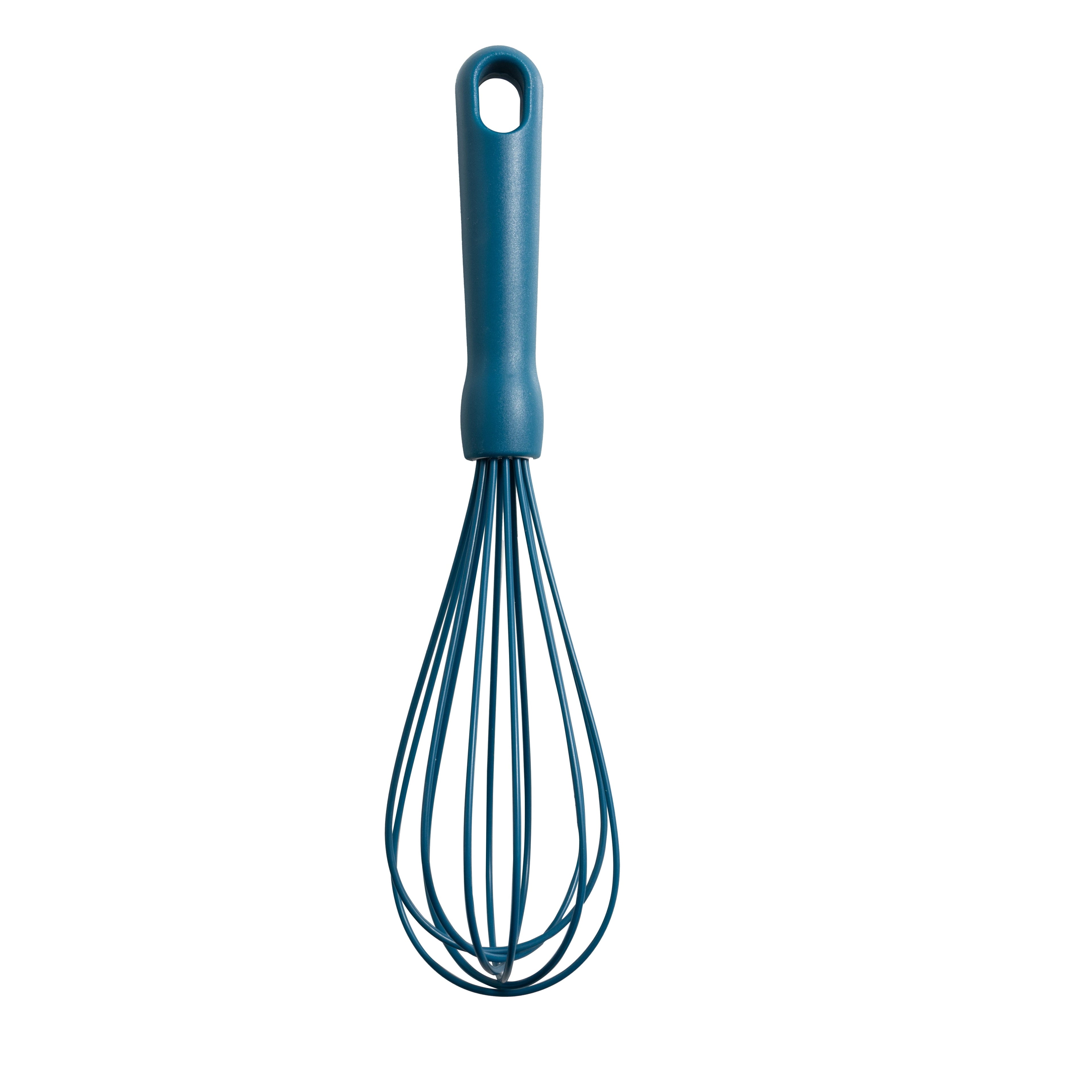 Time-Saving 3-Piece Silicone Whisk Set, 10.5"/10.4"/9.6" L, Blue Color - Kitchen Gadget Tool for Quick Food Prep Detail