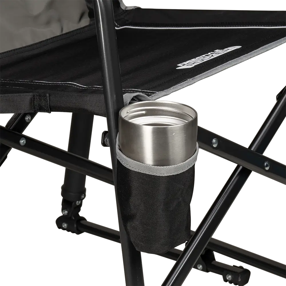 Premium All-Weather Freestyle Rocker - Choice 711 - Patented Spring-Action Rocking Chair for Camping Detail
