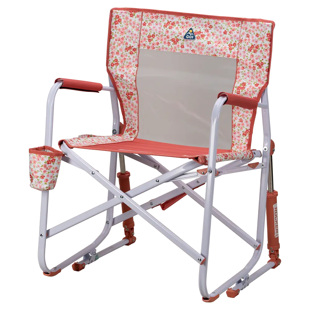 Premium All-Weather Freestyle Rocker - Choice 711 - Patented Spring-Action Rocking Chair for Camping Detail