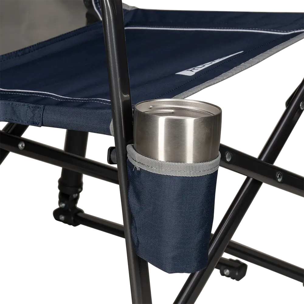 Premium All-Weather Freestyle Rocker - Choice 711 - Patented Spring-Action Rocking Chair for Camping Detail
