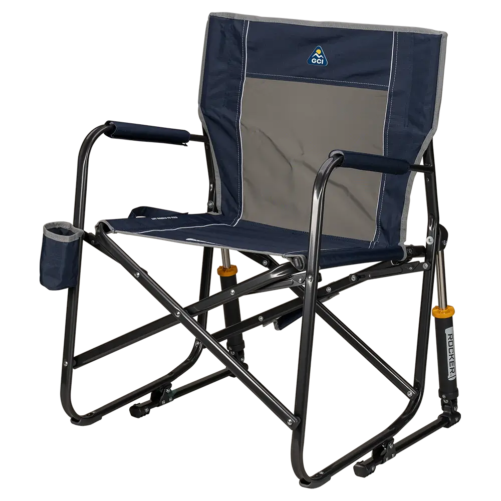 Premium All-Weather Freestyle Rocker - Choice 711 - Patented Spring-Action Rocking Chair for Camping Detail