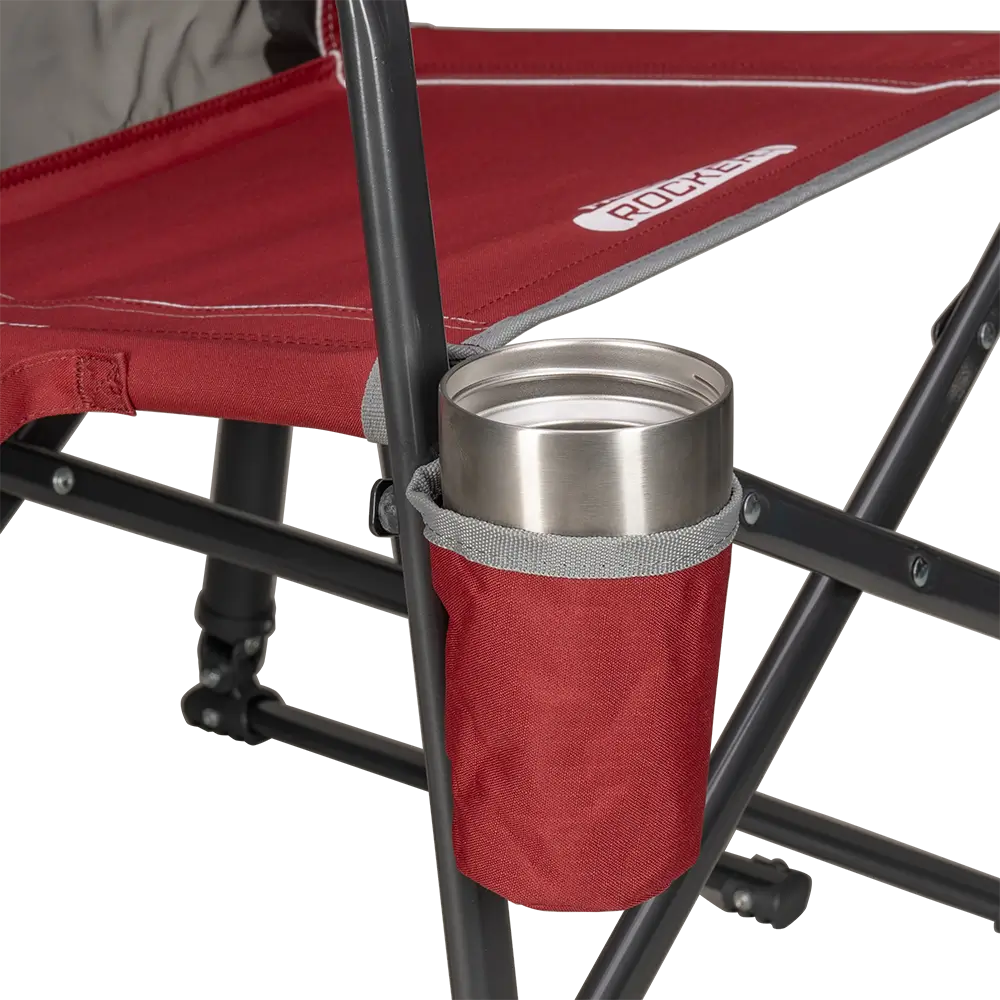 Premium All-Weather Freestyle Rocker - Choice 711 - Patented Spring-Action Rocking Chair for Camping Detail