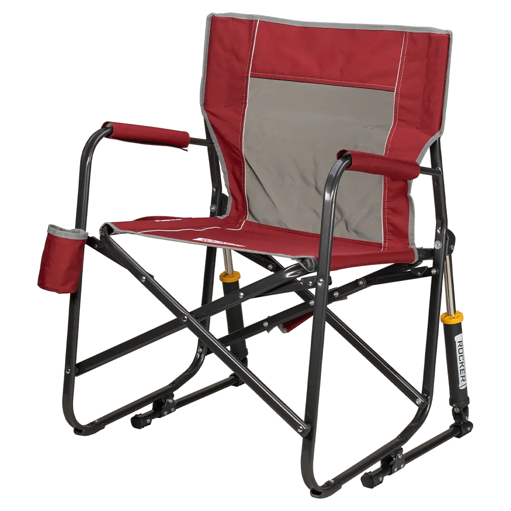 Premium All-Weather Freestyle Rocker - Choice 711 - Patented Spring-Action Rocking Chair for Camping Detail