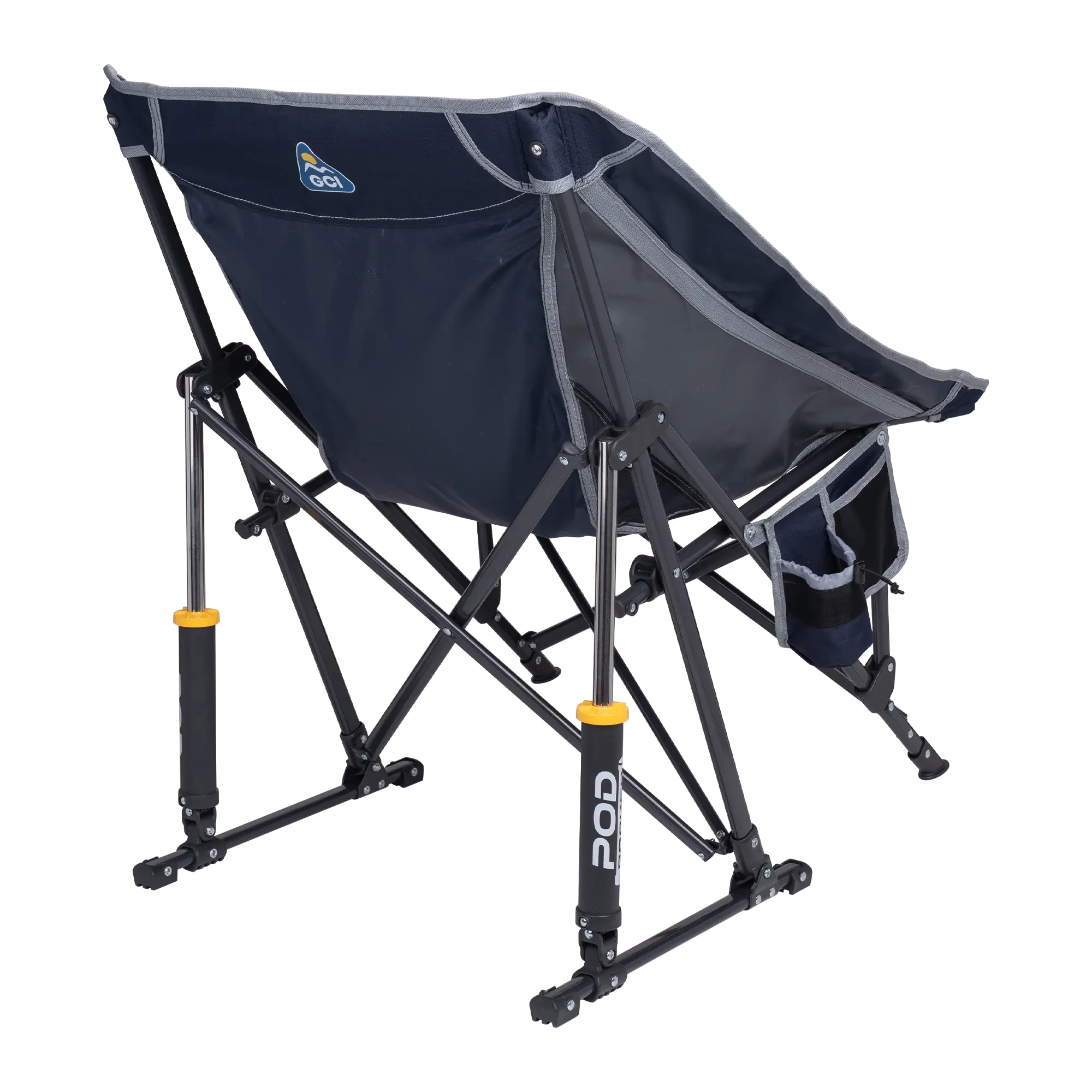 Patented Spring-Action Pod Rocker - Choice 933 - Freestyle Rocker Portable Outdoor Folding Chair Detail