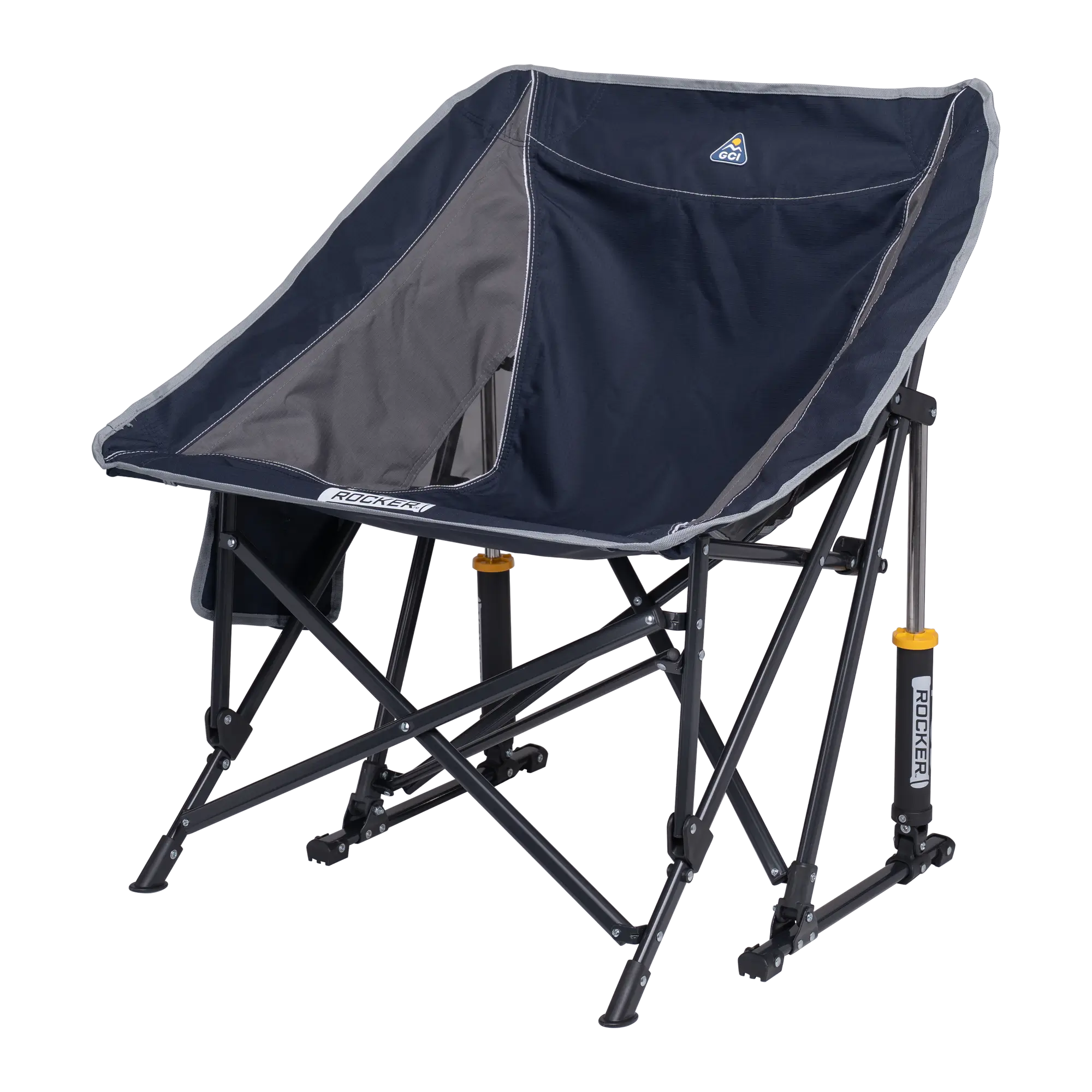 Patented Spring-Action Pod Rocker - Choice 933 - Freestyle Rocker Portable Outdoor Folding Chair Detail