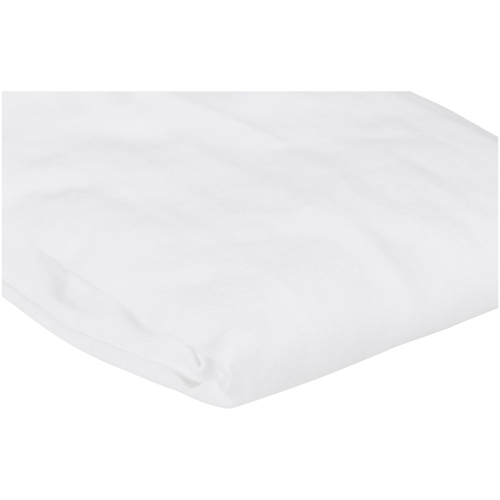 Ultra-Soft TL Care 100% Natural Breathable Cotton Jersey Knit Fitted Bassinet Sheet, White, 15" x 33", Soft Breathable, for Boys... - Breathable Egyptian Cotton Flat & Fitted Sheets Detail