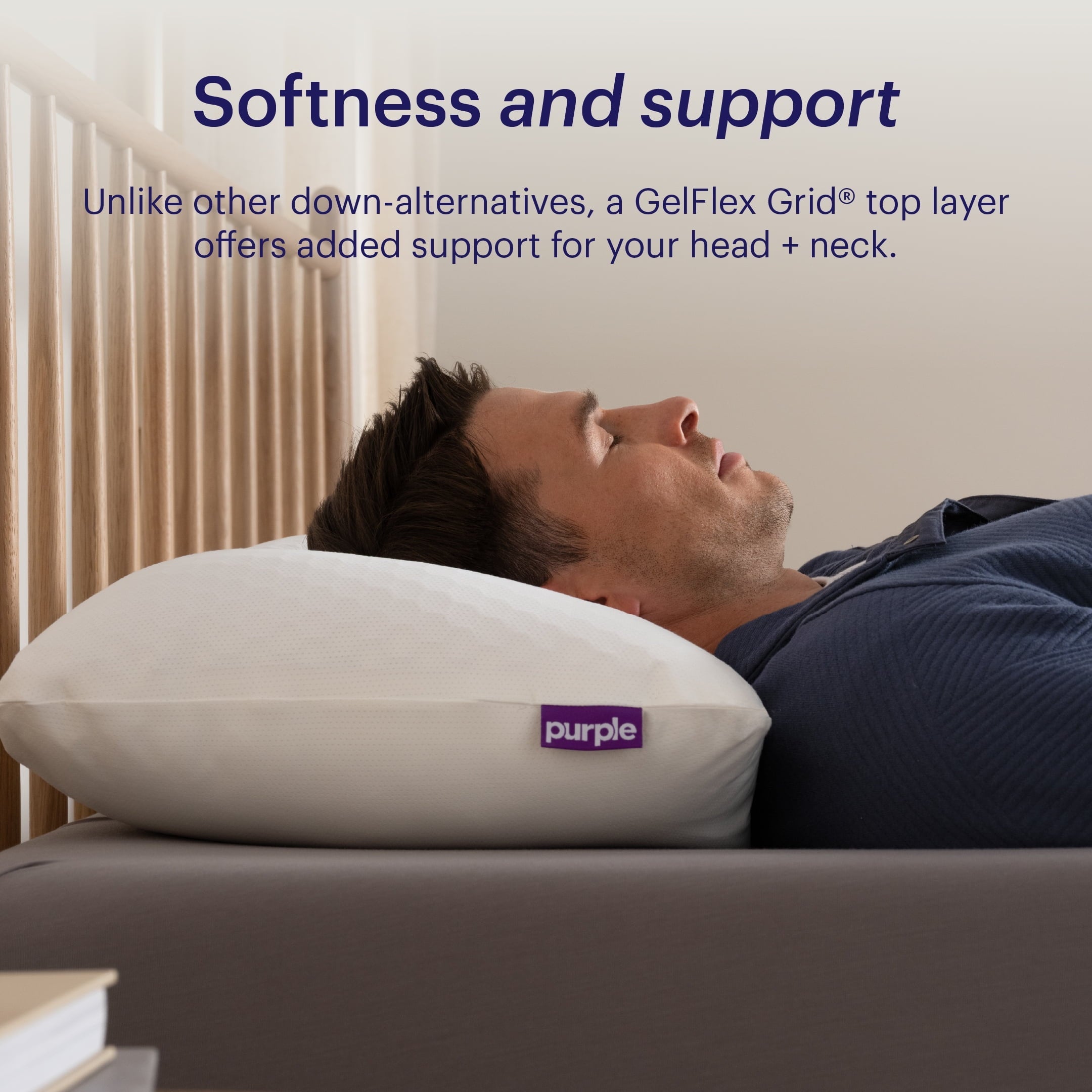 Fluffy Shredded GridCloud Pillow, Honeycomb Gelflex Top Layer, Hypoallergenic, Down - Alternative - Ergonomic Memory Foam Pillow for Neck Pain Support Detail