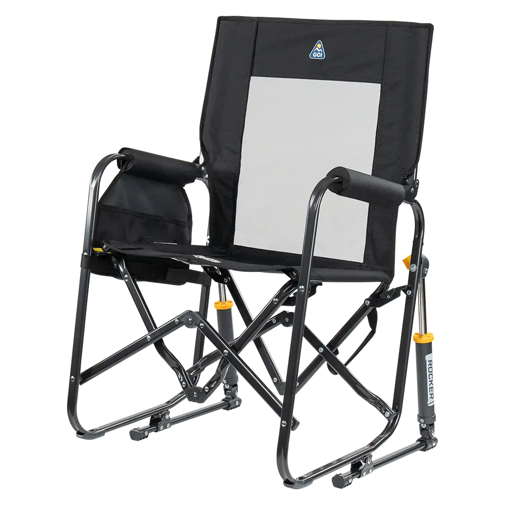 Heavy-Duty Freestyle Stowaway Rocker - Choice 794 - RoadTrip Rocker Smooth Motion Camp Chair Detail