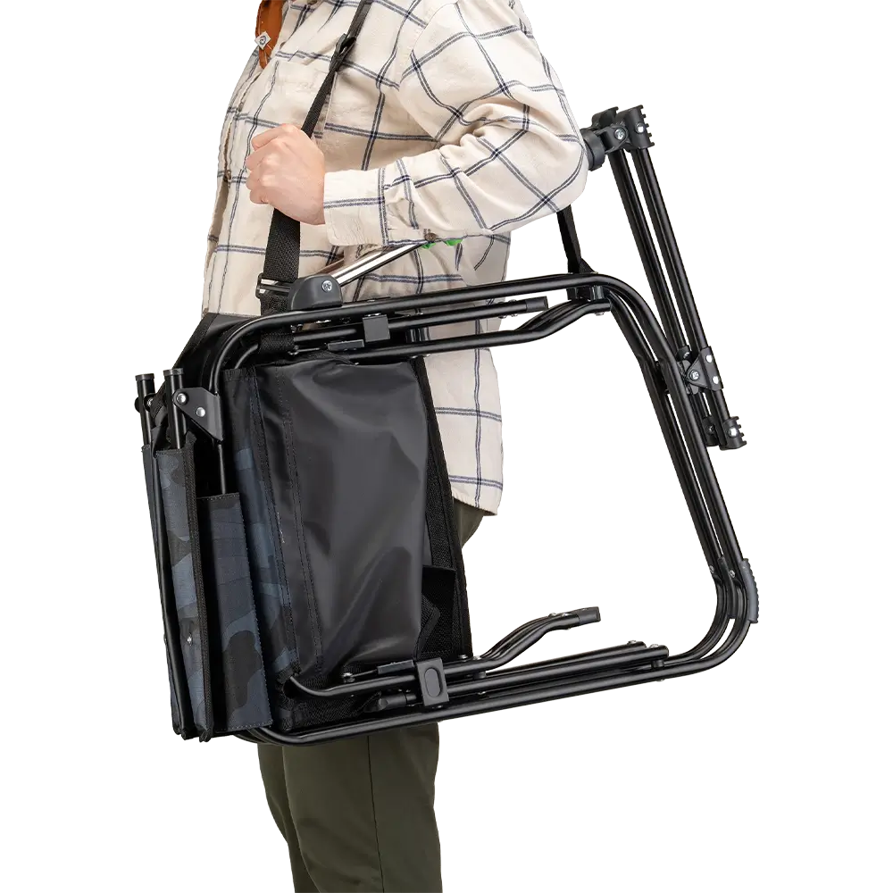 Heavy-Duty Freestyle Stowaway Rocker - Choice 794 - RoadTrip Rocker Smooth Motion Camp Chair Detail