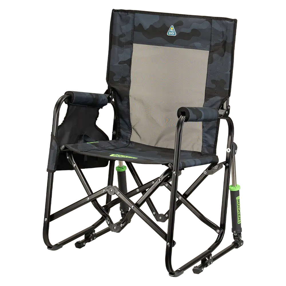 Heavy-Duty Freestyle Stowaway Rocker - Choice 794 - RoadTrip Rocker Smooth Motion Camp Chair Detail