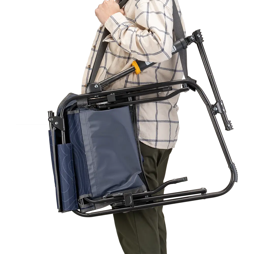 Heavy-Duty Freestyle Stowaway Rocker - Choice 794 - RoadTrip Rocker Smooth Motion Camp Chair Detail