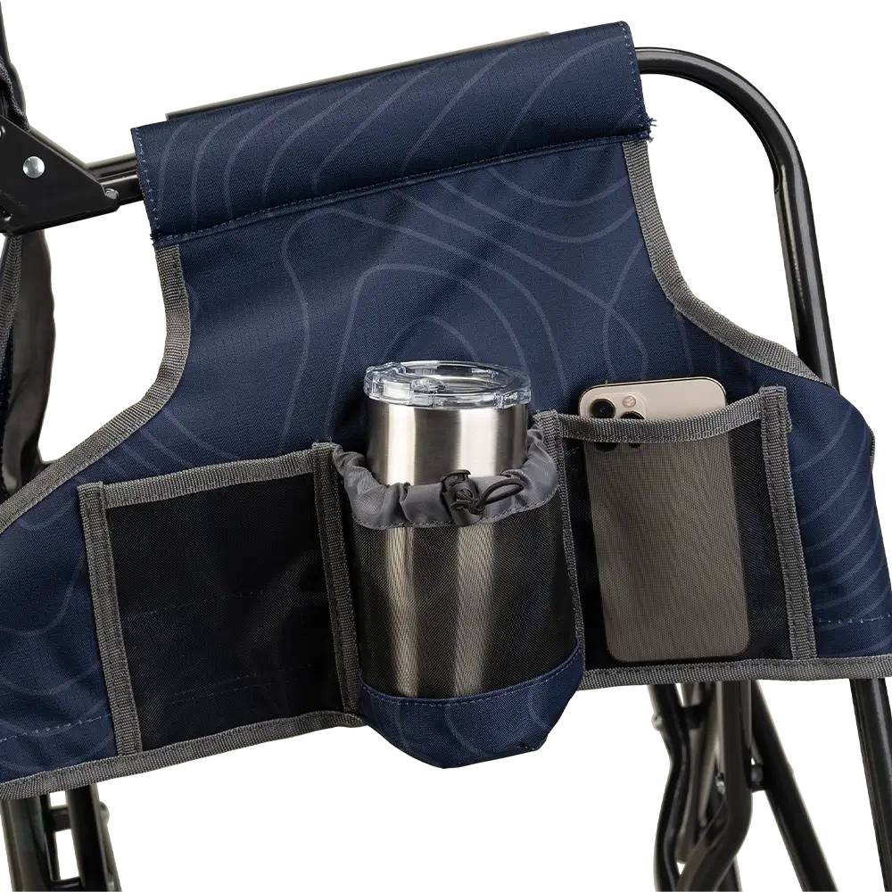Heavy-Duty Freestyle Stowaway Rocker - Choice 794 - RoadTrip Rocker Smooth Motion Camp Chair Detail