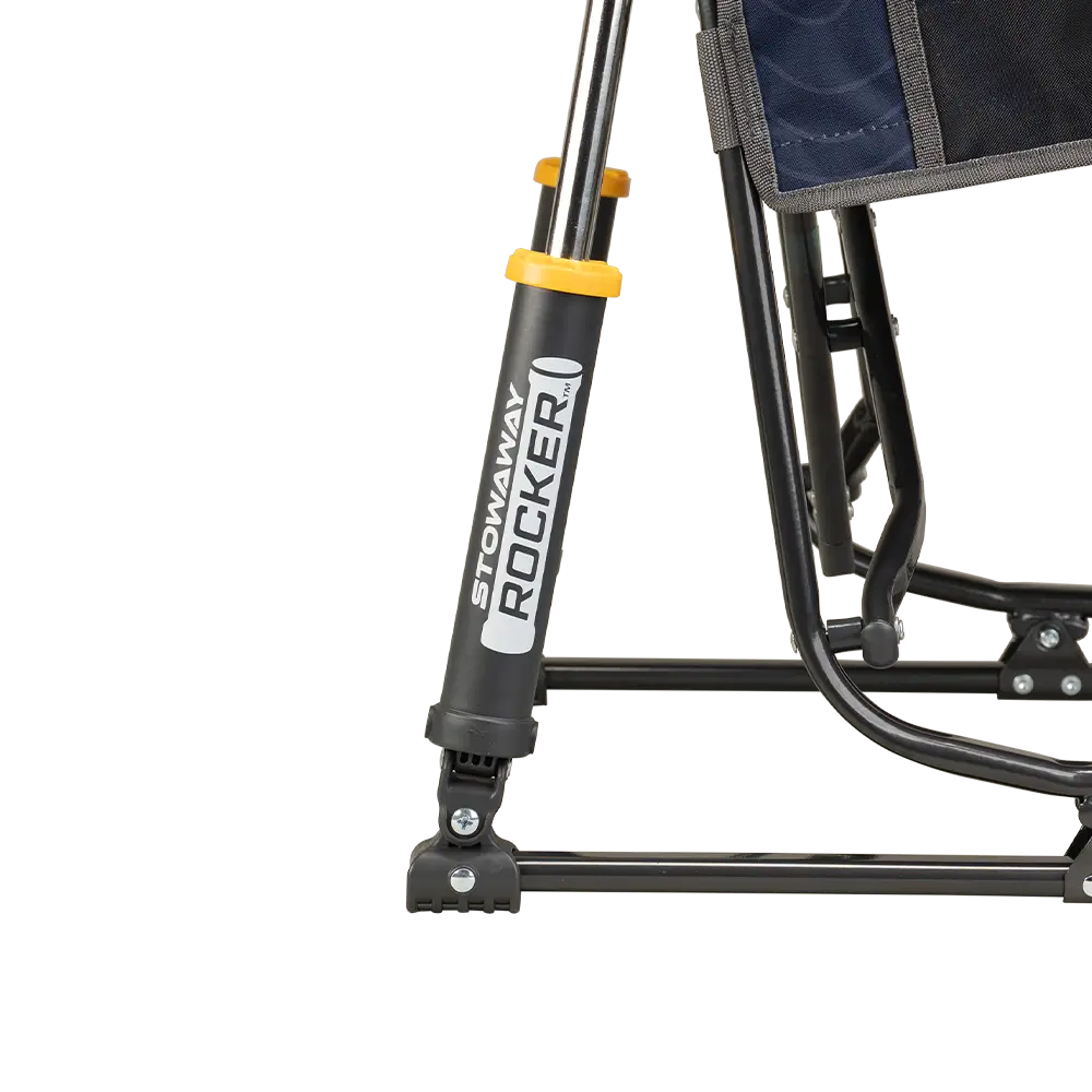 Heavy-Duty Freestyle Stowaway Rocker - Choice 794 - RoadTrip Rocker Smooth Motion Camp Chair Detail