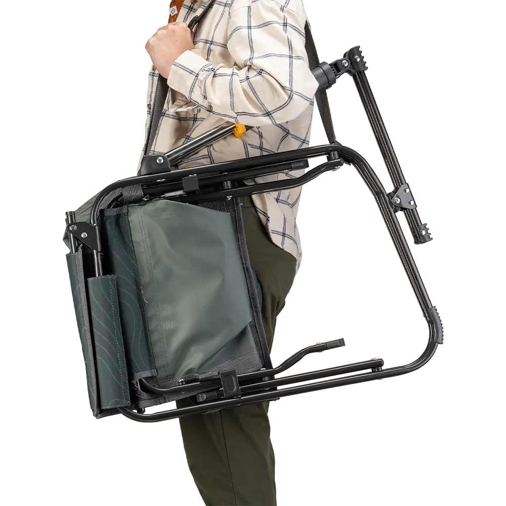 Heavy-Duty Freestyle Stowaway Rocker - Choice 794 - RoadTrip Rocker Smooth Motion Camp Chair Detail