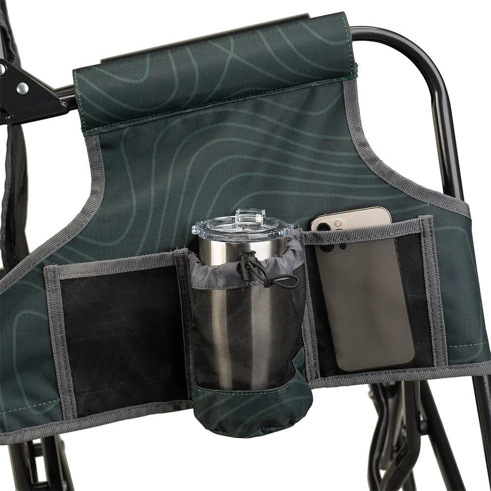 Heavy-Duty Freestyle Stowaway Rocker - Choice 794 - RoadTrip Rocker Smooth Motion Camp Chair Detail