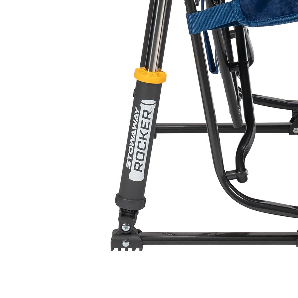 Heavy-Duty Freestyle Stowaway Rocker - Choice 794 - RoadTrip Rocker Smooth Motion Camp Chair Detail