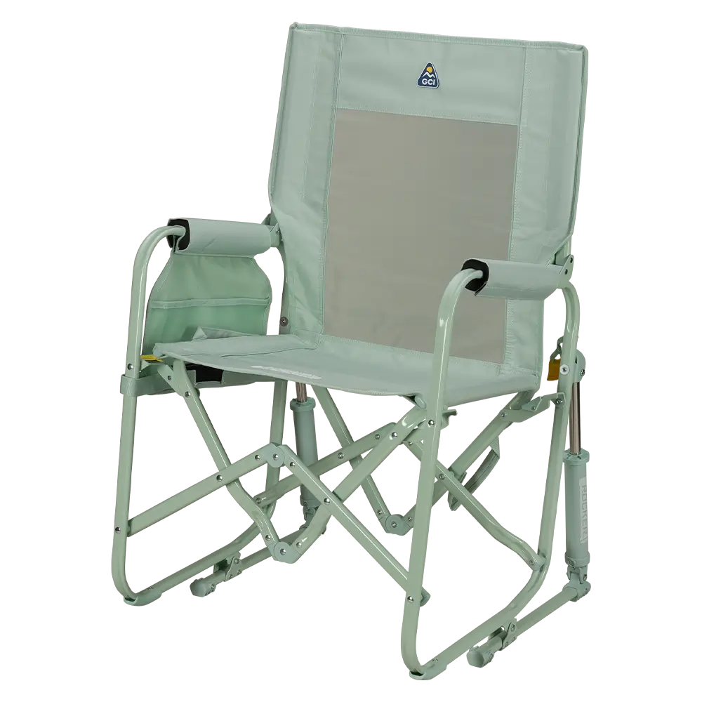 Heavy-Duty Freestyle Stowaway Rocker - Choice 794 - RoadTrip Rocker Smooth Motion Camp Chair Detail