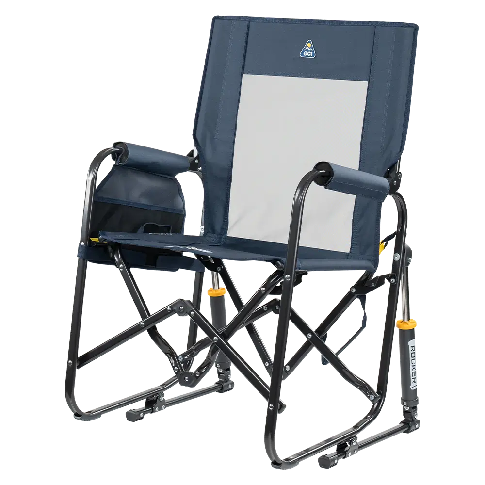 Heavy-Duty Freestyle Stowaway Rocker - Choice 794 - RoadTrip Rocker Smooth Motion Camp Chair Detail