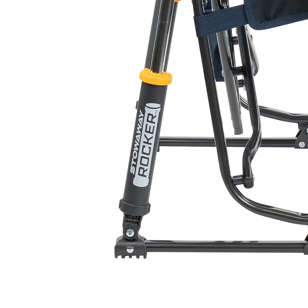 Heavy-Duty Freestyle Stowaway Rocker - Choice 794 - RoadTrip Rocker Smooth Motion Camp Chair Detail