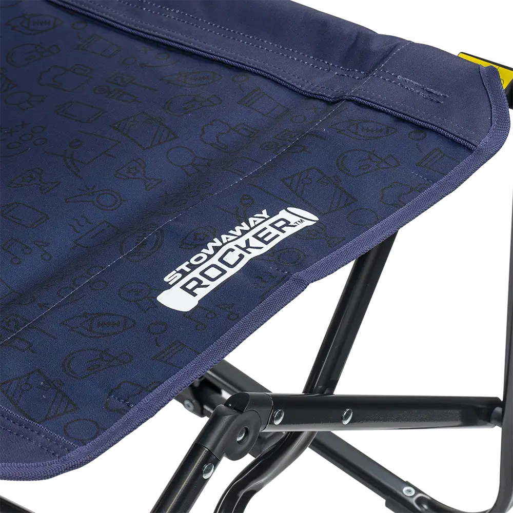 Heavy-Duty Freestyle Stowaway Rocker - Choice 794 - RoadTrip Rocker Smooth Motion Camp Chair Detail