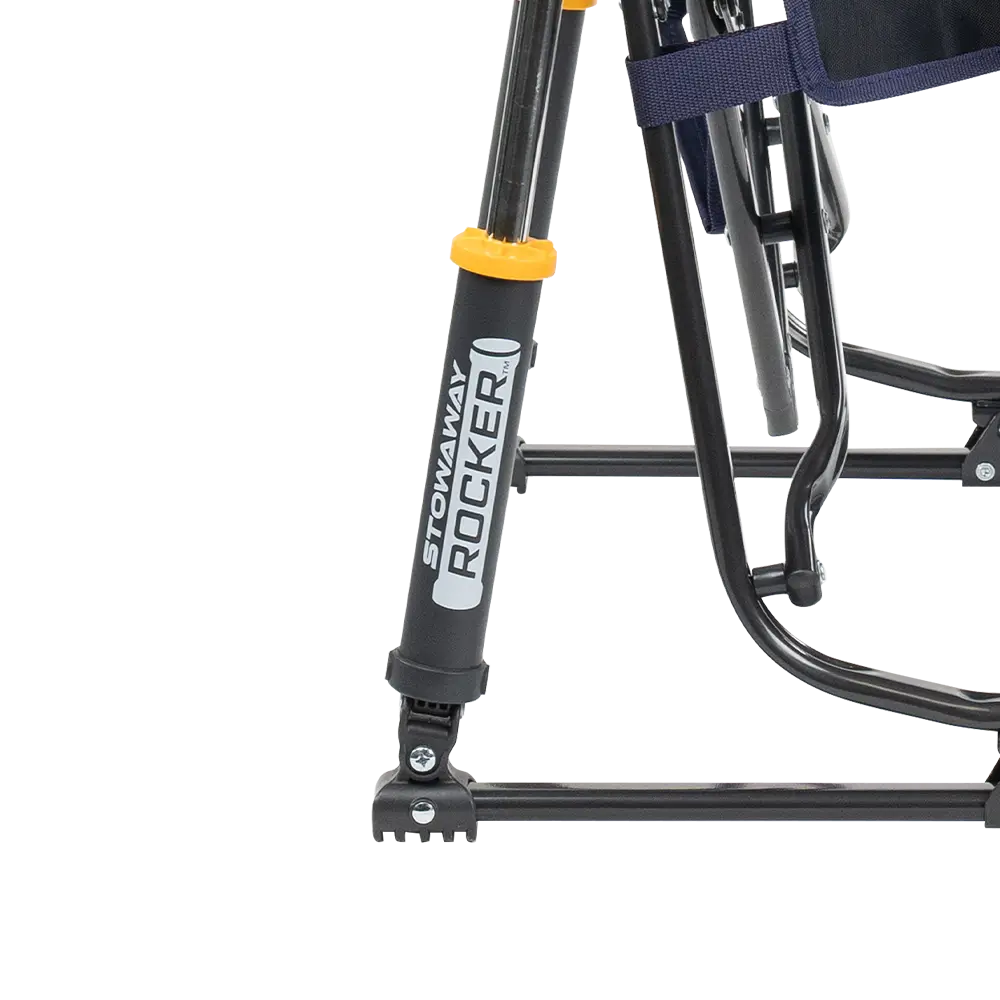 Heavy-Duty Freestyle Stowaway Rocker - Choice 794 - RoadTrip Rocker Smooth Motion Camp Chair Detail