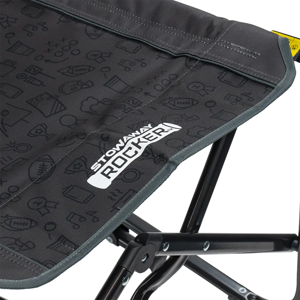 Heavy-Duty Freestyle Stowaway Rocker - Choice 794 - RoadTrip Rocker Smooth Motion Camp Chair Detail