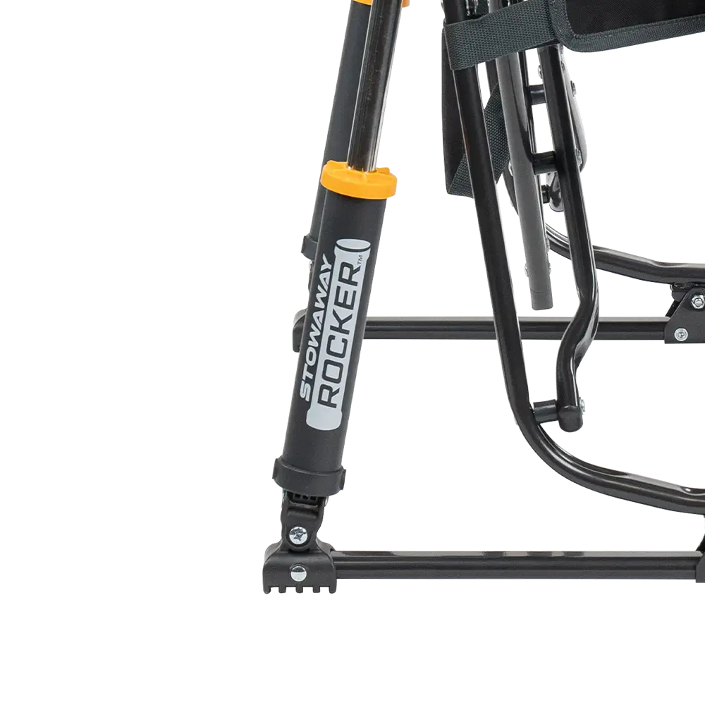 Heavy-Duty Freestyle Stowaway Rocker - Choice 794 - RoadTrip Rocker Smooth Motion Camp Chair Detail