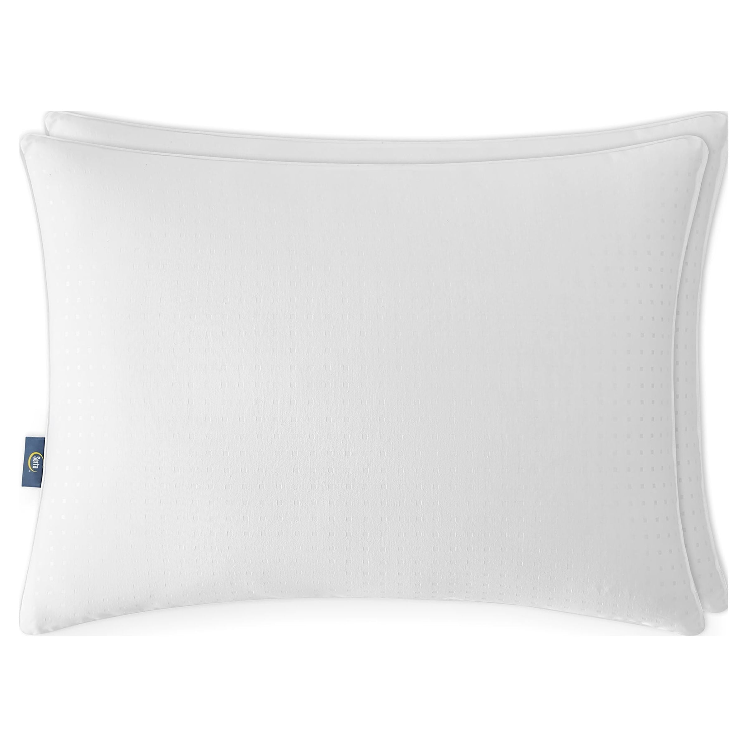 Ergonomic Memory Foam pedic No-Go-Flat Bed Pillow, Standard/Queen, 2 Pack - Ergonomic Memory Foam Pillow for Neck Pain Support Detail