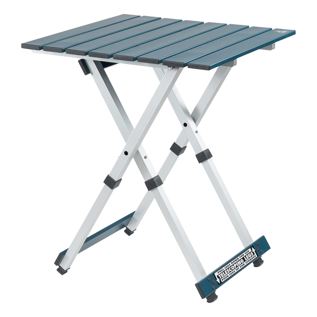 Multi-Functional Cook Compact Camp Table 20 - Choice 513 - Portable Camping Table with Heat-Resistant Countertop - Teal