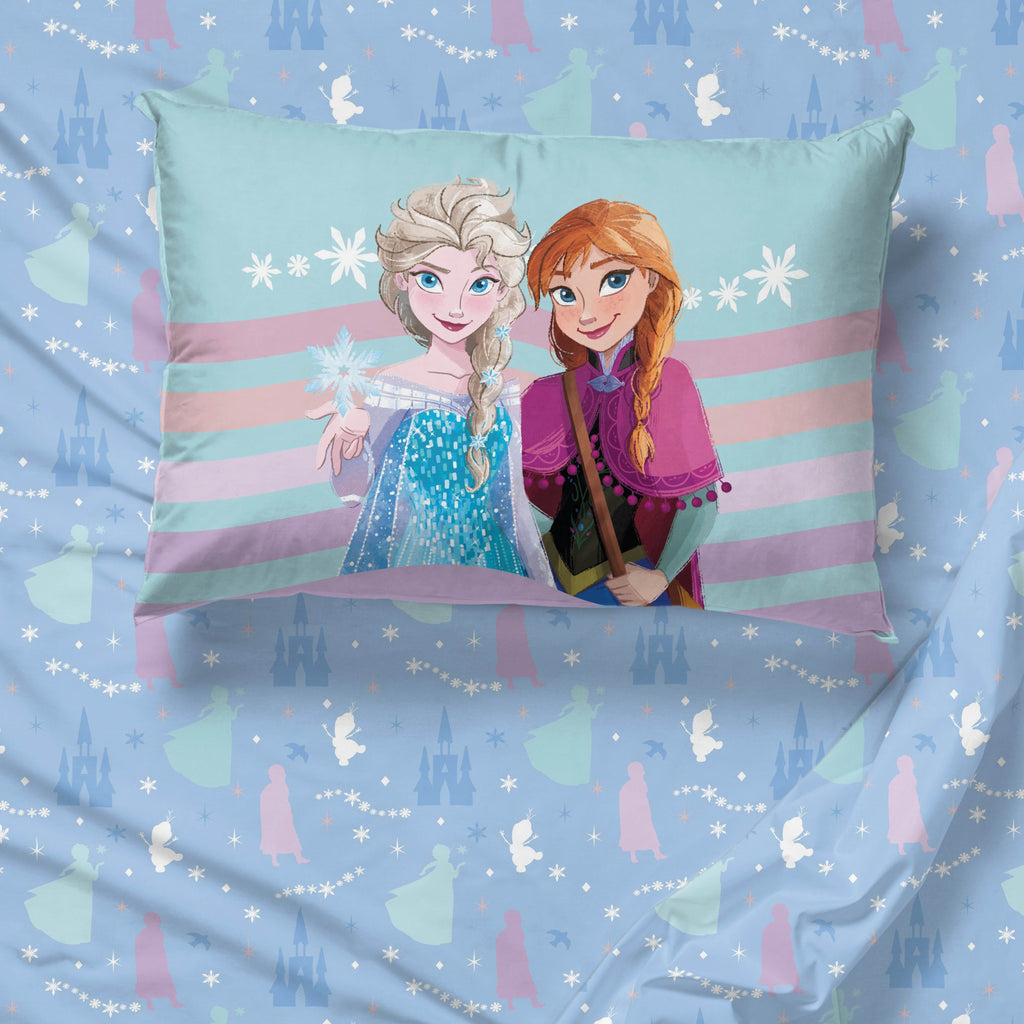 Heavyweight Warmth The Poet Inside 5 Piece Twin Size Kids Comforter Set wth Sham - Super Soft Elsa Bed Set for Kids - Luxurious Quilted Duvet Cover Set Detail