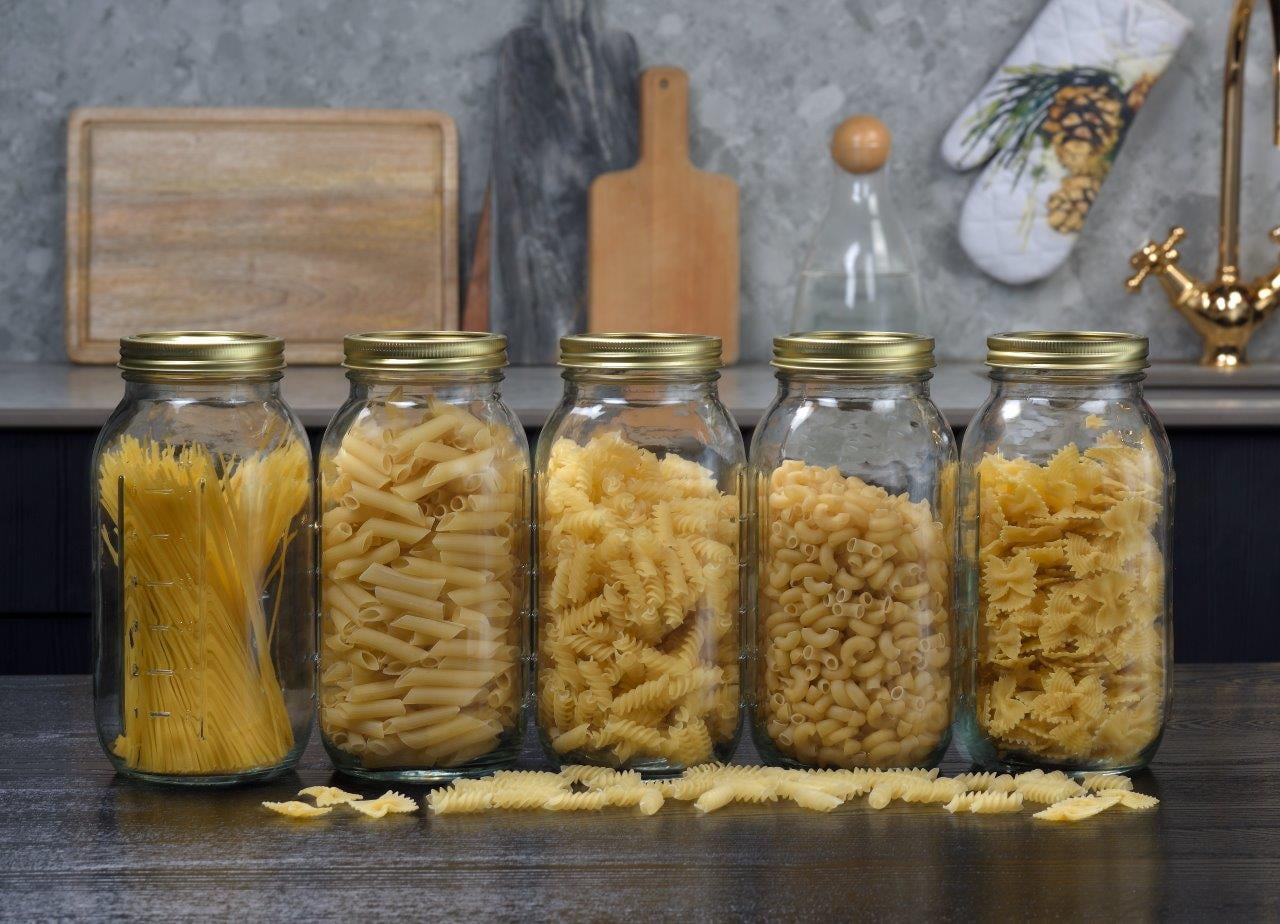 Sweet Treat Shaped 64 oz Mason Jars, Wide Mouth Half Gallon Canning Jars with Lids and Rings, 6-Pack Extra Large Glass Jars for Home Can... - Deliciously Soft Cupcake Sensory Glob Detail