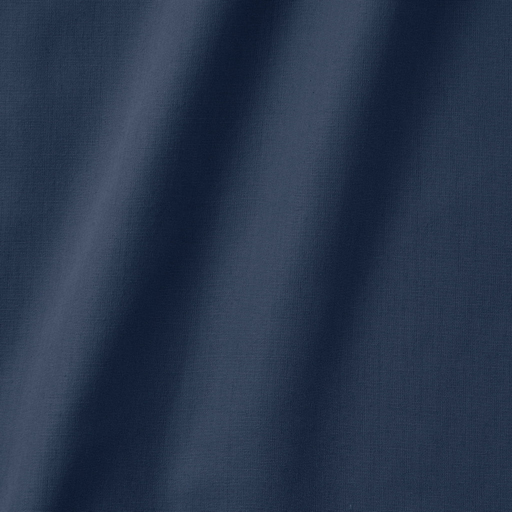 Wrinkle-Resistant 300 Thread Count Easy Care Blue Cove Cotton Blend Percale Flat Bed Sheet, King - Premium Ultra-Soft Pillowcase Pair for Sleeping Detail