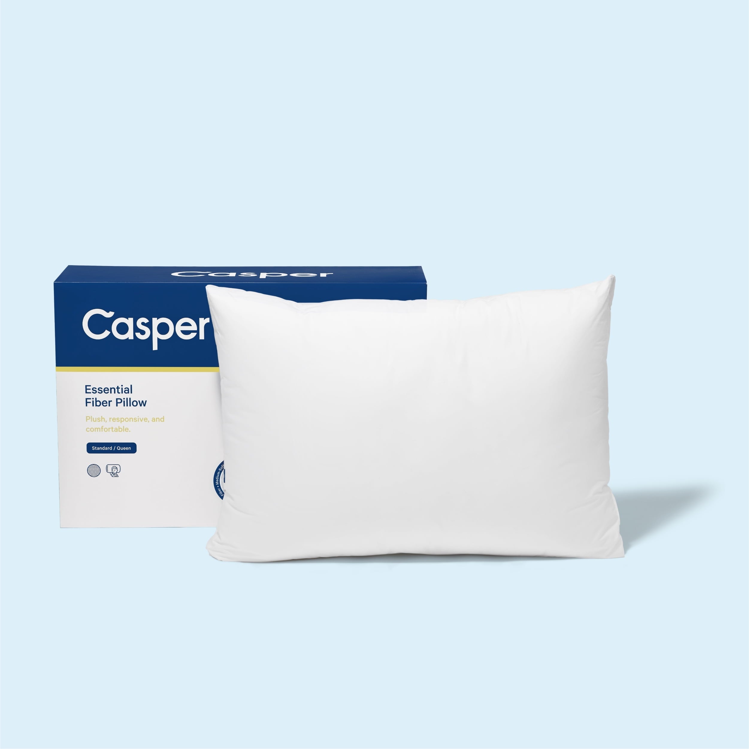 Orthopedic Support Essential Pillow, Standard - Hotel Quality Plush Sleeping Pillows Detail
