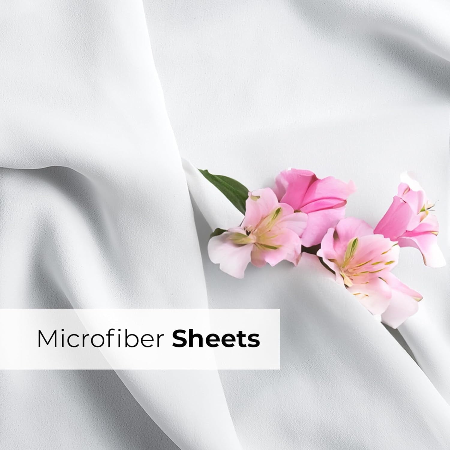 Premium Egyptian Cotton 6-Piece Extra Deep Pocket Sheet Set With Extra Matching Pillowcases - King Size Bed Sheets Fits 18"-24" Ma... - Cooling Hotel Quality Bedding Sheets and Pillowcases Detail