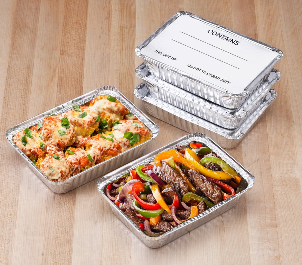 Deliciously Squishy Aluminum Meal Prep Pan with Lids, 5 Count - Deliciously Soft Cupcake Sensory Glob Detail