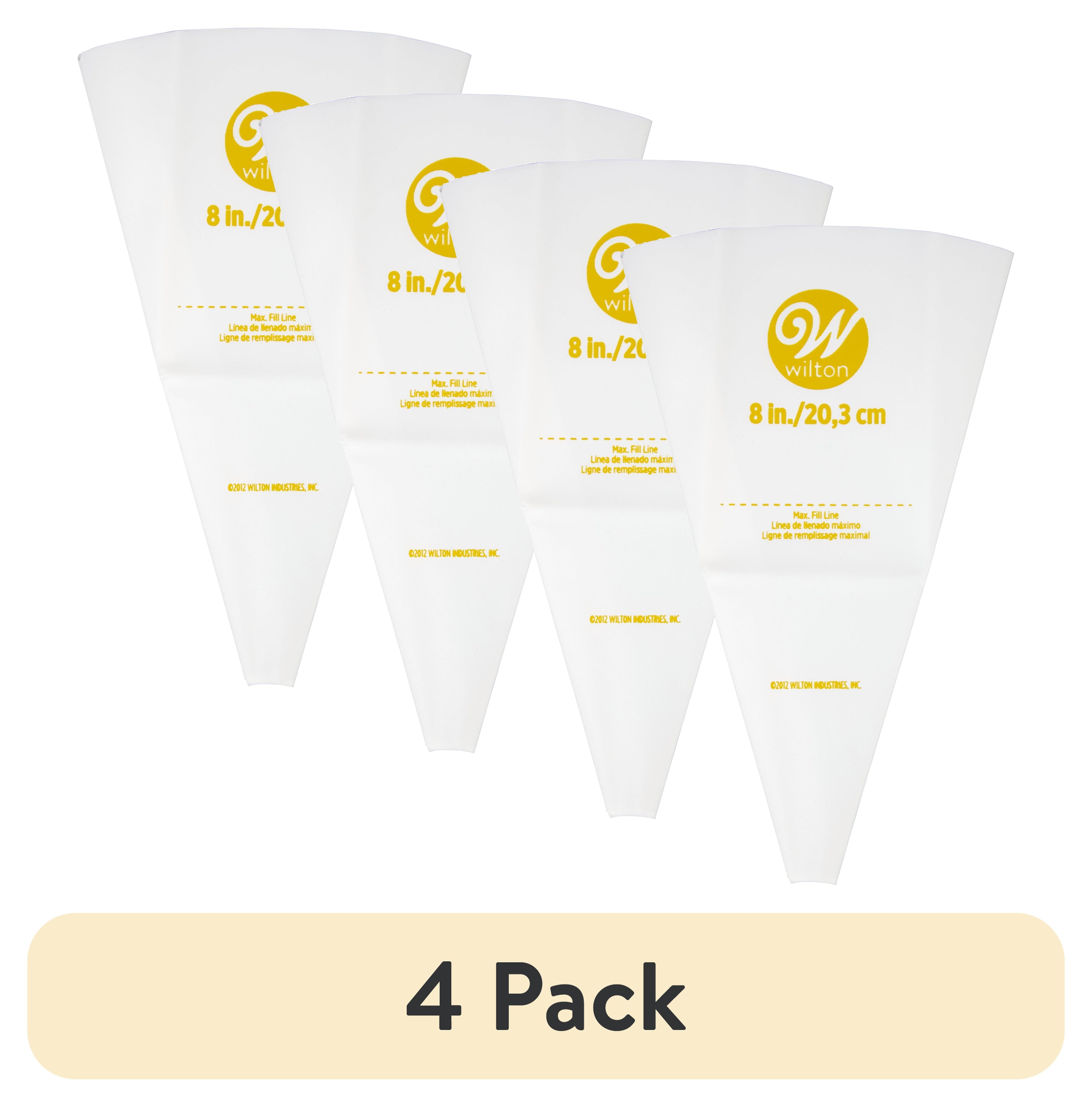 Multi-Functional (4 pack) Reusable Featherweight Decorating Piping Bag, Plastic, 8-in. - Innovative Kitchen Helper for Modern Cooking - Default Title