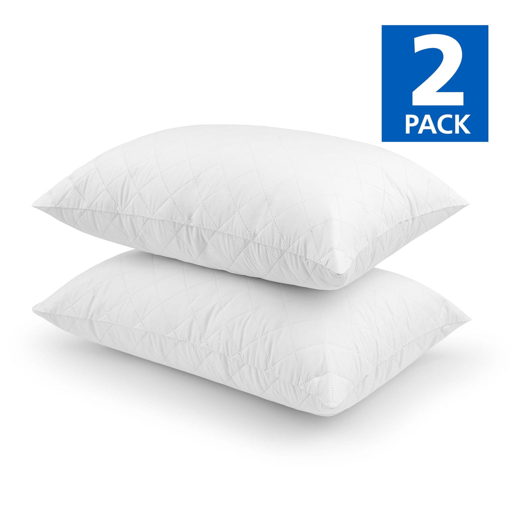 Ergonomic Memory Foam Memory Foam Cluster Bed Pillow, Standard Queen, 2 Pack - Ergonomic Memory Foam Pillow for Neck Pain Support Detail