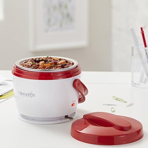 Mini Personal Crock-Pot Portable Lunch Food Warmer – Red S04M - Self-Heating Lunch Box for Office and Car Travel Detail