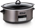 Programmable Crock-Pot 8 Quart Programmable Slow Cooker with Auto Warm S28G - Programmable Slow Cooker with Oval Ceramic Pot - Default Title
