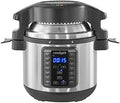 Safety-Lock Crock-Pot Express Crisp 8 Quart 10-in-1 Pressure Cooker S06F - Smart Multi-Functional Electric Pressure Cooker - Default Title