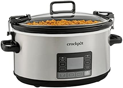 Oval Ceramic Crock-Pot 7 Quart Portable Programmable Slow Cooker with Timer S27U - Large Capacity Electric Stew Pot & Slow Cooker - Default Title