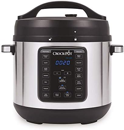 Smart Digital Crock-Pot 8 Quart Express Crock Multi-Use Pressure Cooker S05K - High-Pressure Instant Pot for Quick Family Dinners - Default Title